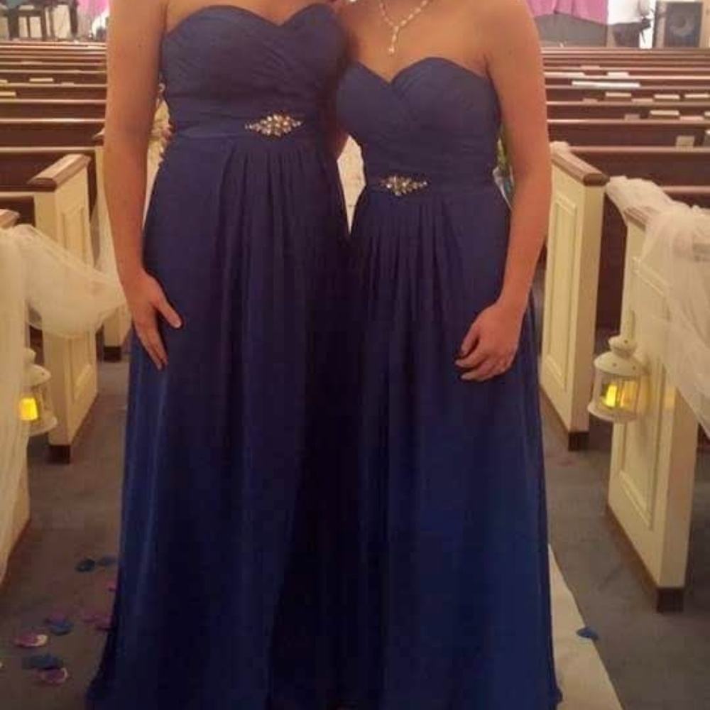 Kanali K Royal Blue bridesmaid dress